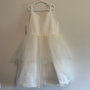 Us Angels White Formal Kids Dress